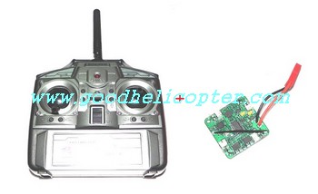 jxd-383-quad-copter pcb board + transmitter